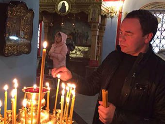 Фото из Чуркинского монастыря в Астрахани. На снимке — ныне странствующий отшельник Владимир